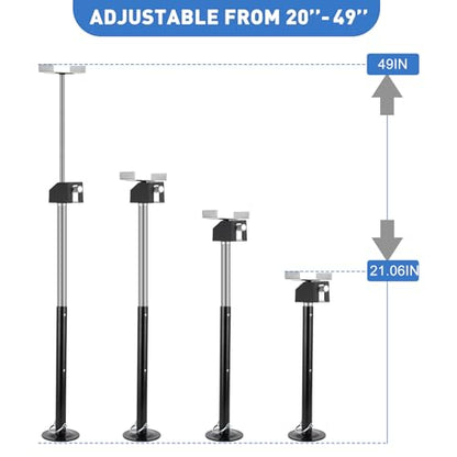 Garvee RV Slide Out Support Jacks (Set of 4) - 20,000lb Heavy Duty Rv Stabilizer Jacks Support, 21"-49" Quick-Lift Adjustable - Power Drill & Hand Crank Compatible for Campers, Travel Trailers & RVs - size: 4 Pack