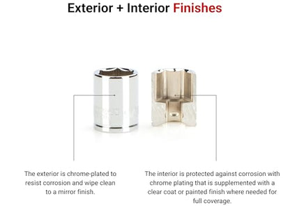 TEKTON 1/2 Inch Drive x 1-5/16 Inch Shallow 6-Point Socket | SHD22033 - size: 1-5/16 Inch, style: Shallow