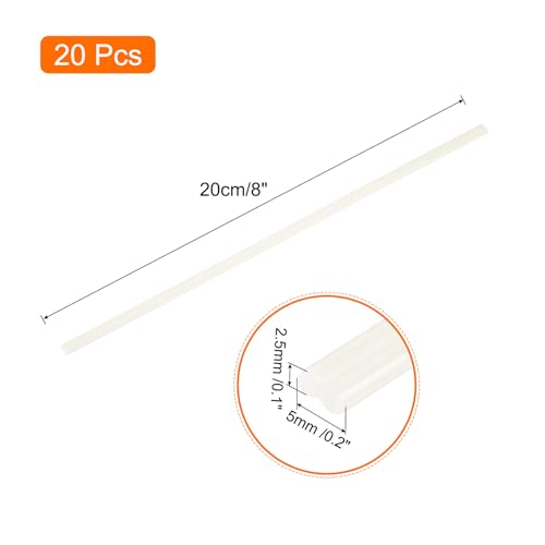 MECCANIXITY 20pcs 8 Inch Plastic Welding Rods ABS Welding Strips Welder Rods for Plastic Welder,Car Bumper, Kayak Repair, Light Yellow - color: Light Yellow, size: 8 Inch