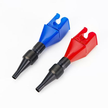 Funnels for Automotive Use,Flexible Draining Tool Snap Funnel, Retractable Automotive Fuel Funnel,Oil Snap for Cars and Motorcycles - color: Blue