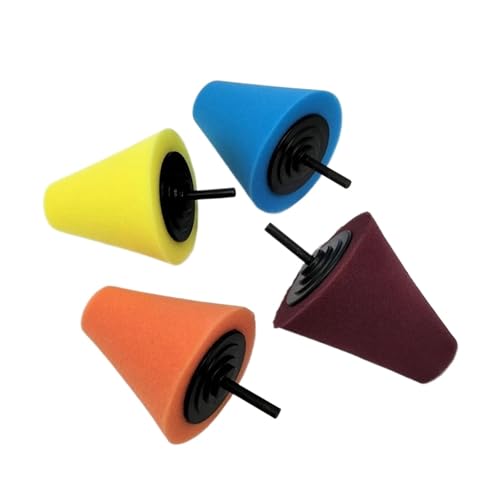 Car Polishing Pad Buffing Foam Sponge Pad Cone Polisher Buffer Pad Automotive Waxing Kit