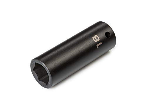 TEKTON 1/2 Inch Drive x 18 mm Deep 6-Point Impact Socket | SID23118 - size: 18 mm, style: Deep