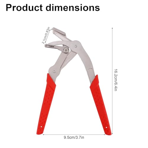 Car Clip Pliers, Professional Stainless Steel Panel Clip Removal Tool Spring-Loaded Fastener & Rivet Remover for Auto Door Panels Interior & Exterior Trim Damage-Free Disassembly Tool