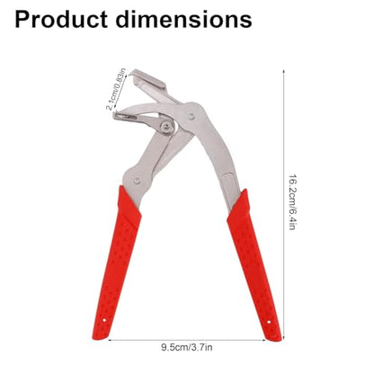 Car Clip Pliers, Professional Stainless Steel Panel Clip Removal Tool Spring-Loaded Fastener & Rivet Remover for Auto Door Panels Interior & Exterior Trim Damage-Free Disassembly Tool
