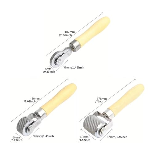 6/20/40mm Car Tire Repair Kit Roller Auto Patch Roller Pressure Wheel Compatible with Car Tire Repairing Tool Accessories 2025(40mm) - color: 40mm