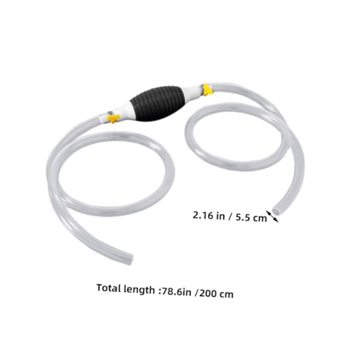 Transfer Pump Kit Manual Siphon Pump for Oil Gas Flexible Hose Construction for Automotive Use Versatile Fluid Extractor for Cars Trucks More