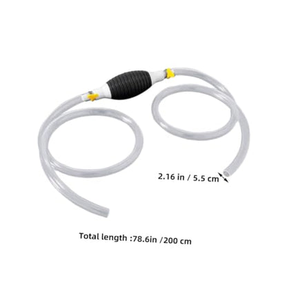 Transfer Pump Kit Manual Siphon Pump for Oil Gas Flexible Hose Construction for Automotive Use Versatile Fluid Extractor for Cars Trucks More