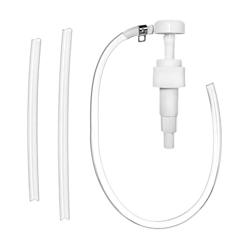 Sun Walker Fluid Pump for Quart Bottles, 4cc Per Stroke Manual Transmission Fluid Pump with Flexible Hose, Lower Unit Gear Oil Extractor Kit for Car Marine Boat, Car Accessories