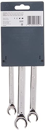 Crescent 3 Pc. Flare Nut SAE Wrench Set - CFNWS0, Grey