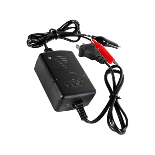 12V 1300mA Sealed Lead Acid (SLA) Smart Battery Charger Maintainer, Automatic Car Charger Maintainer for RV, ATV, Boat, Motorcycle Battery Trickle Charger with Short Circuit Protection(1PC) - size: 1PC