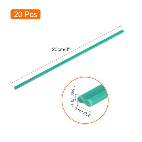 50pcs 10 Inch Plastic Welding Rods PP/PVC Welding Strips Welder Rods for Plastic Welder,Car Bumper, Kayak Repair