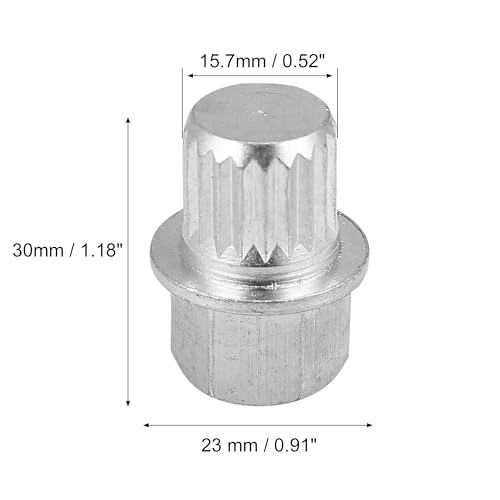 X AUTOHAUX ABC8/20PT Wheel Lock Lug Nut Anti Theft Wheel Lock Nut Screw Removal Key for VW for Audi - size: 8/20PT