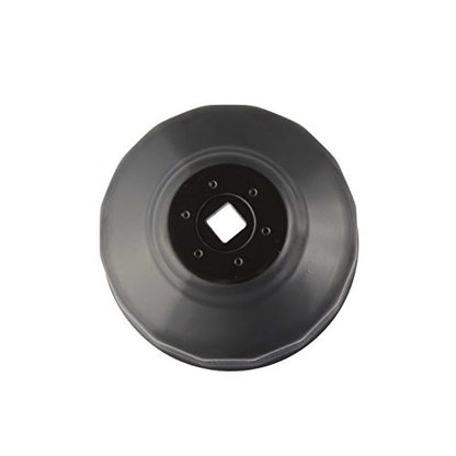 Steelman Low Profile Oil Filter Cap Wrench Socket 86mm x 16 Flute, ⅜-inch Drive, Heavy Duty Chrome Vanadium Steel - size: 86 Millimeter x 16 Flute