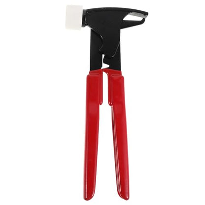 Garneck Heavy Duty Wheel Balancing Weight Plier Tire Repair Tool Kit with Hammer for Weights Tire Balancer Remover Pliers Portable and Compact Design