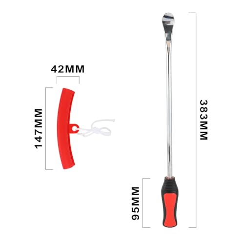 Tire Spoon Levers Dirt Bike Tire Scooter Iron Changing Removal Repair Tool Kit for Motorcycles ATV UTV Lawn Mower with 3 Rim Protectors