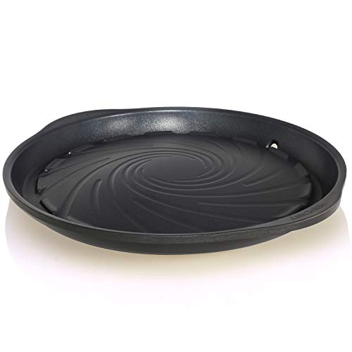 TECHEF - Korean BBQ Nonstick Grill Pan, KBBQ Grill Pan, PFOA-Free, Dishwasher Oven Safe, Made in Korea (Black) - color: Black