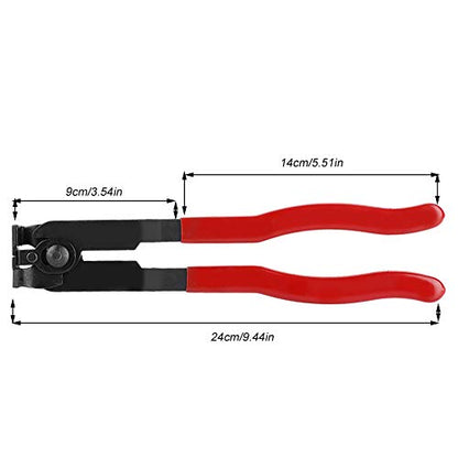 Snap Ring Pliers Heavy Duty Cv Joint Clamp Ring Pliers Ring Pliers Kit Install Tool Ear Type Boot Clamp Pliers Split Ring Pliers Ring Bender Tool (Dustproof casing clamp) - size: Dustproof casing clamp
