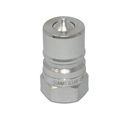 Summit Hydraulics 3/4" NPT ISO 7241-B Quick Disconnect Hydraulic Coupling/Coupler Set