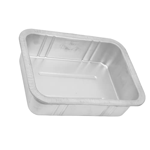 Oil Drain Pan, Universal Metal Oil Change Container with Easy Grip Edges 7-8L Capacity for Cars Motorcycles Boats, Durable Construction for Professional Mechanics and DIY Enthusiasts - size: 10L, style: 7-8L