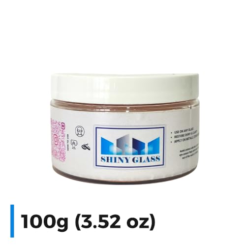 Glass Polishing Cerium Oxide Kit Powder 3.52 oz. TREO 99.95% | 3" Backing Disc, Wool Felt Disc, Drill Adapter, Glass Scratch Remover, TREO 99.96%