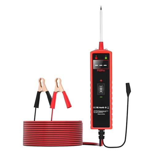 6-30V Automotive Electrical Circuit Tester - Multi-Function Car Circuit Diagnostic Tool with Voltage Detection, Component Activation, Continuity & Short Circuit Tracing for Vehicle Maintenance