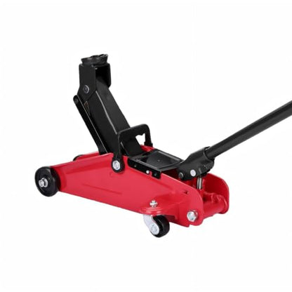 Low Profile Floor Jack,2 Ton Hydraulic Jack Floor Jack - 4400lbs Heavy Duty Iron Hydraulic Racing Floor Jack, Hydraulic Car Jack, Single Piston Quick Lift Pump, 3.35"-13" Height Lifting Range