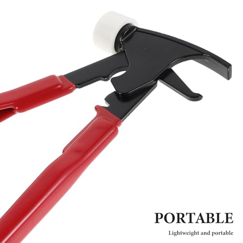 Garneck Heavy Duty Wheel Balancing Weight Plier Tire Repair Tool Kit with Hammer for Weights Tire Balancer Remover Pliers Portable and Compact Design