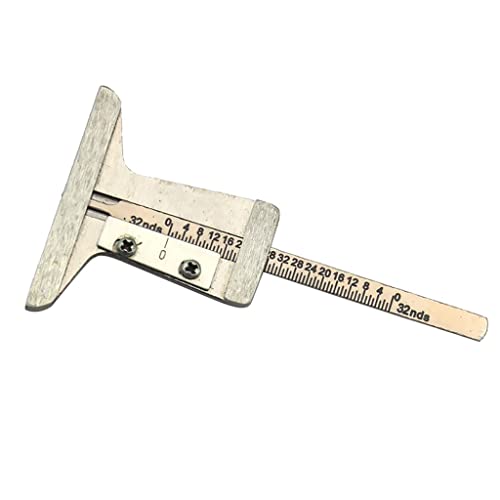 Car Truck Stainless Steel 0~32nds Tyre Tire Tread Depth Gauge Caliper Tire Tread Checker Measure Tool