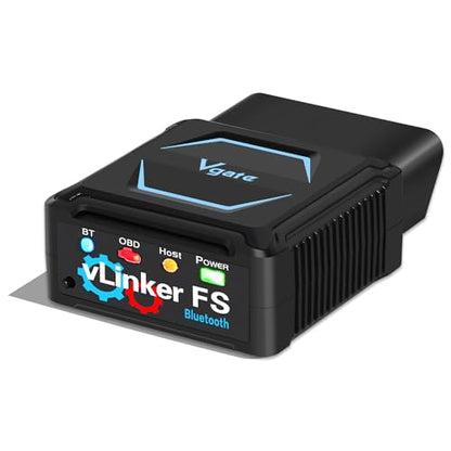 Vgate vLinker FS Bluetooth OBD2 Diagnostic Scan Tool, OBDII Car Code Reader for iOS, Android & Windows | OBDII Car Code Reader, iOS Compatible, Android Compatible, Windows Compatible
