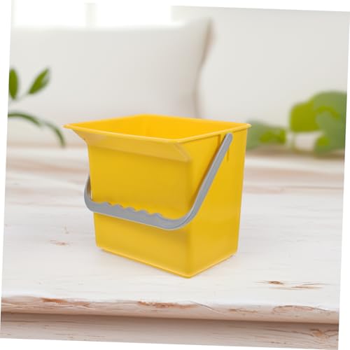 Hemobllo Large Capacity Plastic Bucket for Car Detailing Home Cleaning Handle Bucket Spout and Scale for Efficient Cleaning