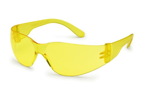 Gateway Safety 4680 UL-Certified StarLite Safety Glasses, Clear Lens, Clear Temple (Pack of 10) - color: Amber Lens/Amber Temple, size: 10-Pack