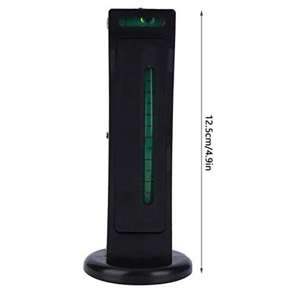 4 Wheel Alignment Magnetic Level Gauge, Camber Castor Adjustable Alignment Tool with Super Strong Magnet Base, Precision Angle Measurement for Car Truck Brake Discs (Black) - color: Black