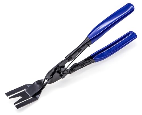 1PCS Car Clip Pliers Tool, Panel Clip Pliers Set Fastener Remover, Auto Retainer Clip Trim Rivet Removal Tool, Auto Door Car Upholstery Trim Clip Removal Tool, Blue - color: Blue