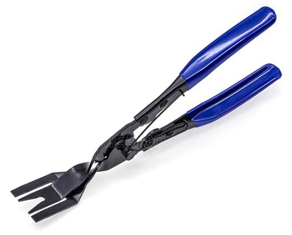 1PCS Car Clip Pliers Tool, Panel Clip Pliers Set Fastener Remover, Auto Retainer Clip Trim Rivet Removal Tool, Auto Door Car Upholstery Trim Clip Removal Tool, Blue - color: Blue