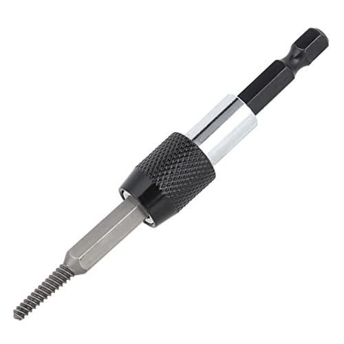 Screw Extractor Set, 6 Pcs Headless Broken Screw Remover, Damaged Stud Removal Tool, Professional Grade Kit with Post, for Mechanics, Automotive Repair, Woodworking, DIY Projects,