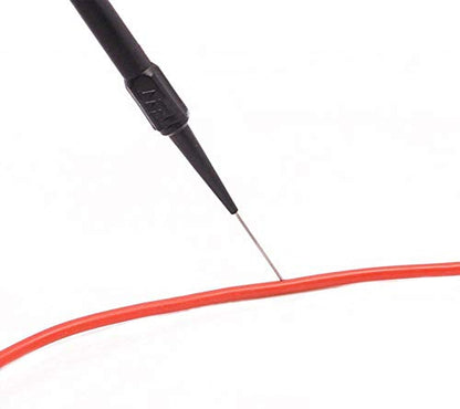 15pcs Test Back Probe Pin,0.7mm on-Destructive Pin Test Probes Pin Insulation Piercing Needle Multimeter Test Probe for 4mm Banana Plug