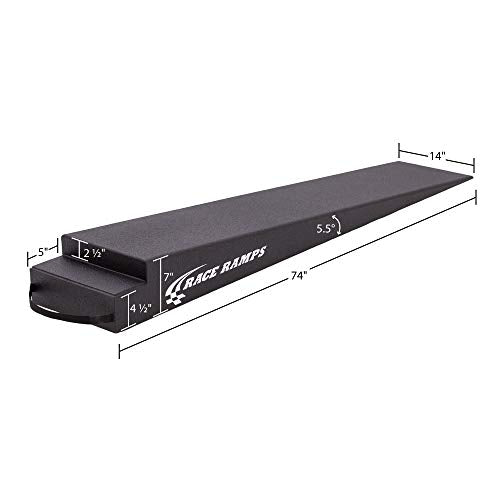 Race Ramps 2-Pack RR-TR-7 Trailer Ramp, Lightweight & Non-Scratch for Maintenance & Display, 7" - Portable Automotive Platform Riser for Loading, Oil Changes and Garage Use