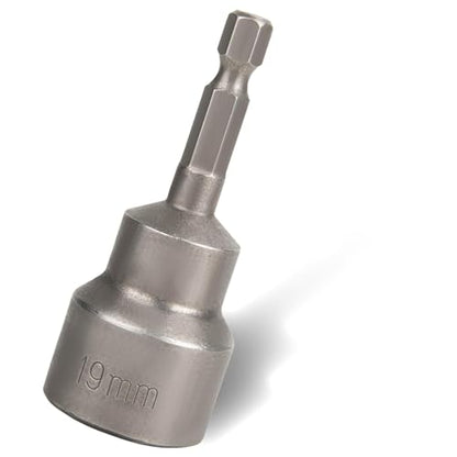 RV Scissor Jack Socket, Magnetic RV Jack Socket Drill Adapter for 3/4 Inch (19mm) Hex Drive Compatible with 1/4 Inch Quick-Connect Shank, Stabilizer Tool for RVs, Travel Trailers & Trucks - size: 1 PCS