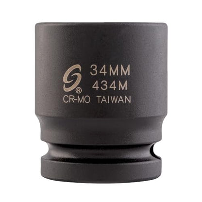 Sunex 434m 3/4-Inch Drive 34-Mm Impact Socket