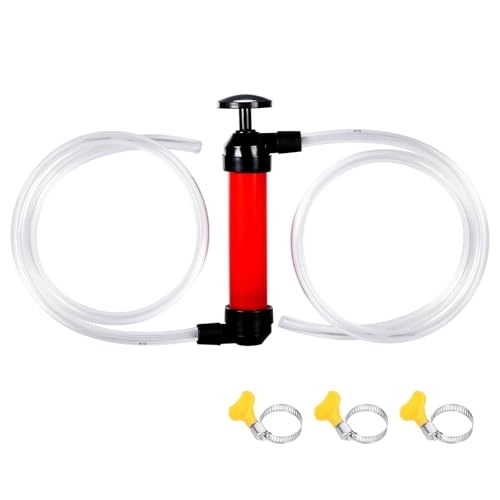 Multi purpose liquid transfer pump,manual pump siphon, fish tank siphon pump, fuel siphon pump, lawn mower oil pump, RV Antifreeze Pump Kit.Suitable for transferring liquids such as water and fuel.