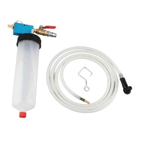 Brake Fluid Bleeder Kit - Universal Manual Fluid Extractor Tool | Complete Brake System Bleeding for Cars & Motorcycles, Power Steering Fluid Change Kit for DIY Garage Use, No Assistant Needed