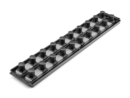 TEKTON 3/4 Inch Drive Socket Organizer Set | OST33320 - color: Gray, size: (20-Tool), style: 2-Rail