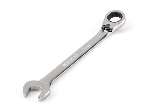 TEKTON 22 mm Reversible 12-Point Ratcheting Combination Wrench | WRC23422 - size: 22 mm, style: Metric