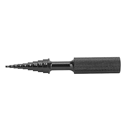 RC Bearing Tool, 2 to14mm Aluminum Alloy Steering Hub Carrier Disassembly Removal Tool Non Slip Puller Removal for RC Car Accessory (Black) - color: Black