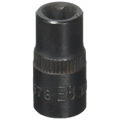 K Tool International E8 X 1/4" DR EXTERNAL TORQ SOC, EACH - size: E-8 1/4 Inches