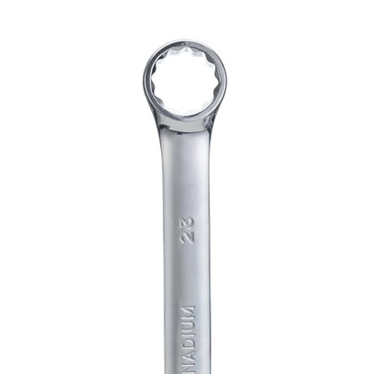 BLACK CANYON Metric 23mm Combination Wrench, 12-Point Box End & Hex Opening Design, Polished Steel - size: 23 mm
