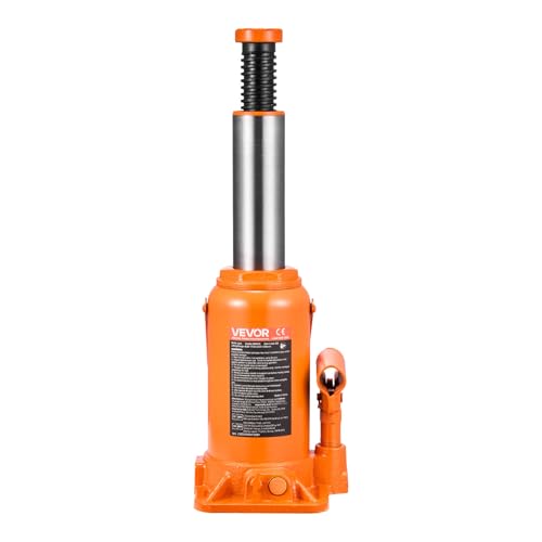 VEVOR Hydraulic Bottle Jack, 20 Ton/44092 LBS All Welded Bottle Jack, 7.5-14 inch Lifting Range, with 3-Section Long Handle, for Pickup Truck, Truck, Car, RV, Auto Repair, Industrial Engineering - style: 20T Hight Profile