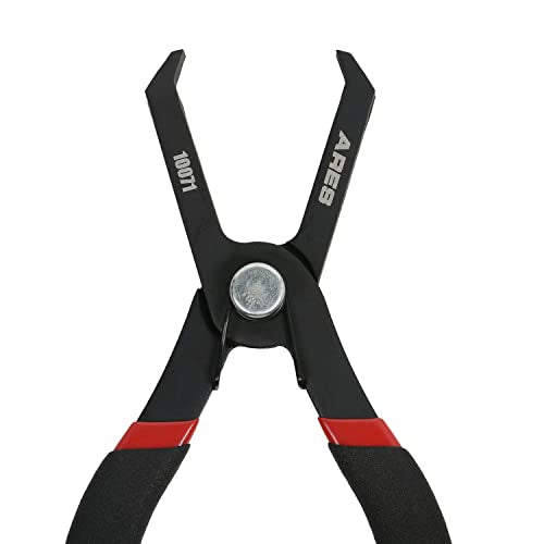 ARES 10071-30 Degree Push Pin Removal Pliers - Easily Removes Push Pin Style Fasteners - Prevents Damage to Trim and Fasteners - size: 30 Degree Push Pin Clip Removal Pliers