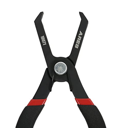 ARES 10071-30 Degree Push Pin Removal Pliers - Easily Removes Push Pin Style Fasteners - Prevents Damage to Trim and Fasteners - size: 30 Degree Push Pin Clip Removal Pliers
