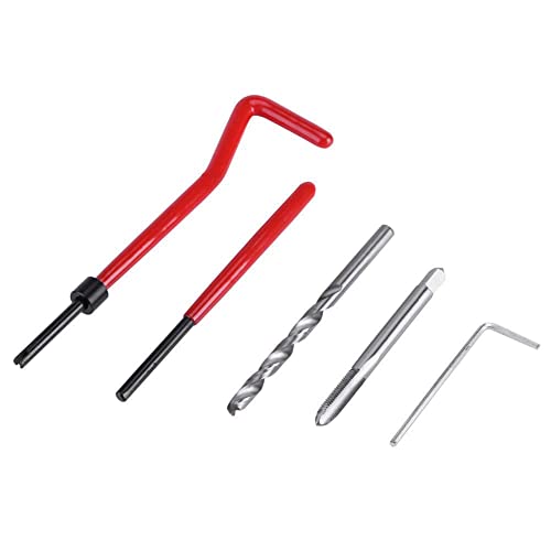 35 Pcs Thread Repair Kit, Stainless M10 x1.25mm Thread Repair Insert Kit Compatible Hand Tool Set for Auto Repairing - size: M10 x1.25mm, style: Metric